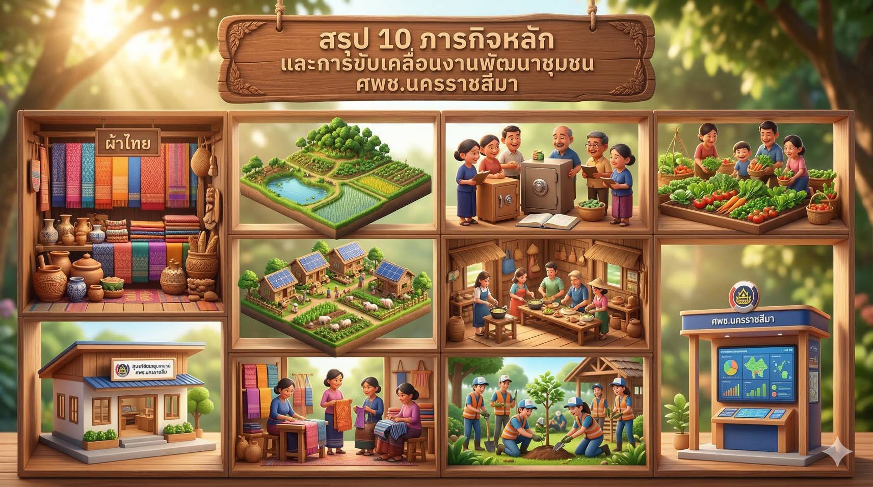 เปิดตัวคลิป AI สรุปชัดประเด็นเน้นย้ำ 5+1 กรมการพัฒนาชุมชน