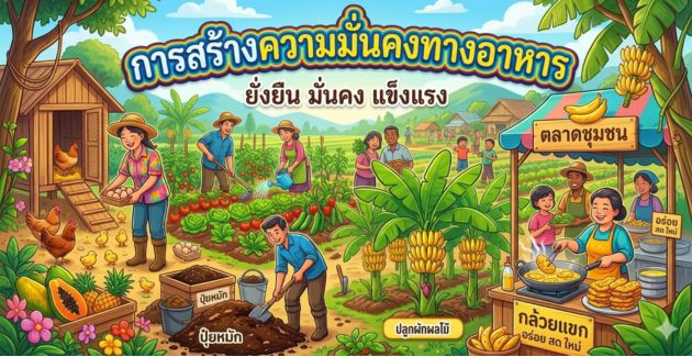 เปิดตัวคลิปนำเสนอ การสร้างความมั่นคงทางอาหาร 108 อาชีพ